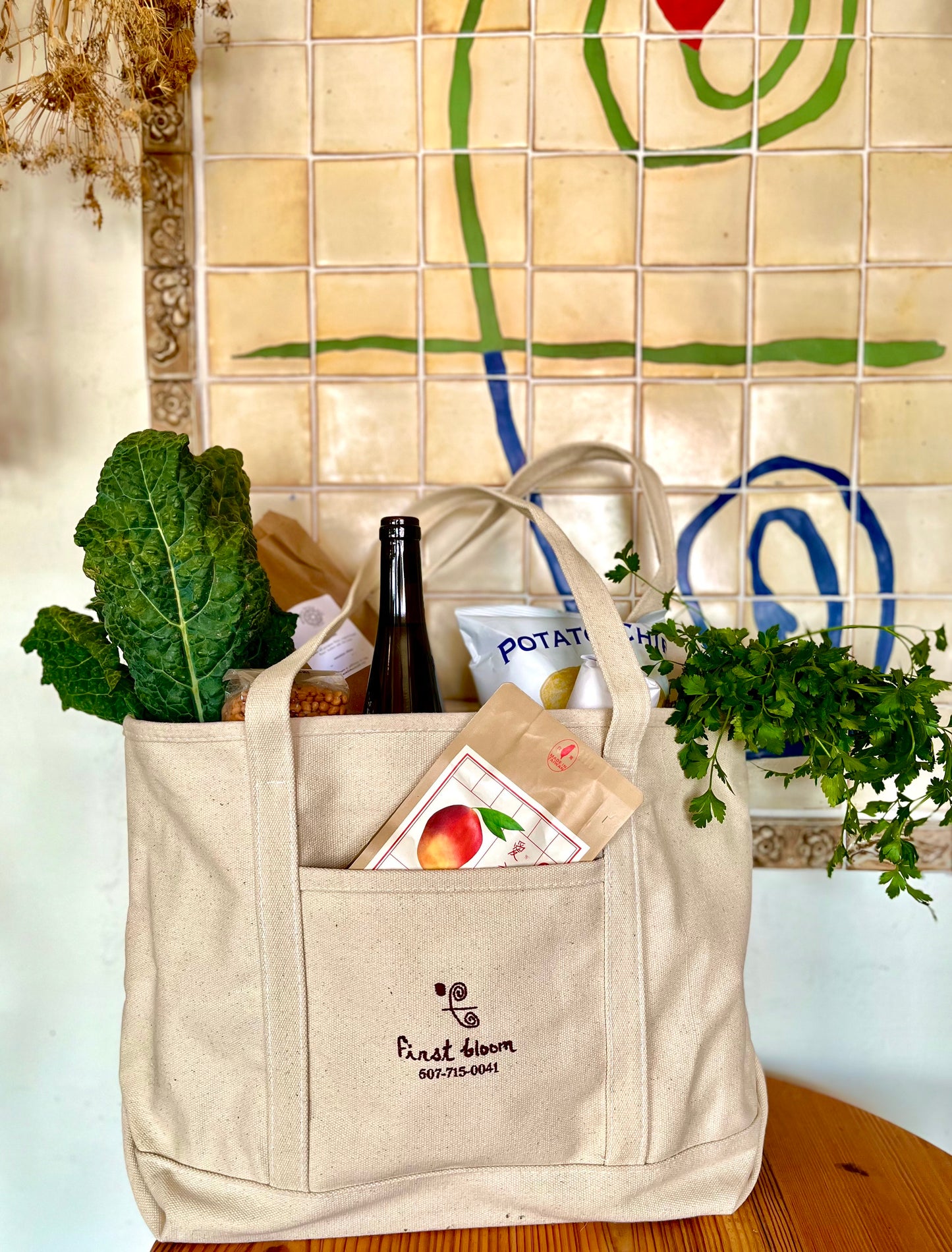 Canvas Market Tote